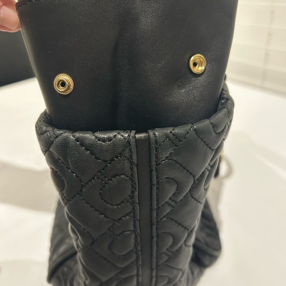 Diane Von Furstenberg On The Go Quilted Black Leather Bag - Picture 8 of 11